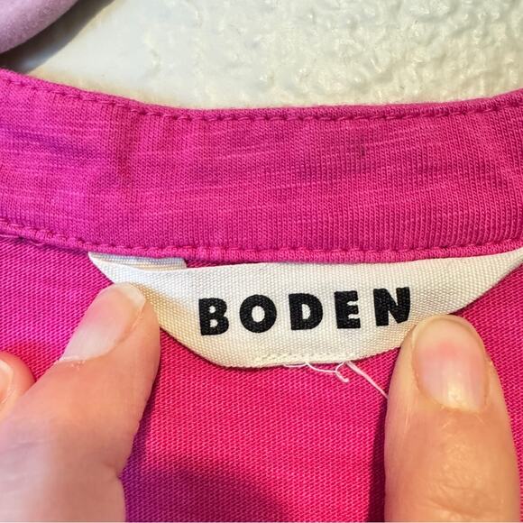 Boden Pink Tiered Boho Midi Dress Womens XXL Beachy Summer Sleeveless Casual - Picture 3 of 11